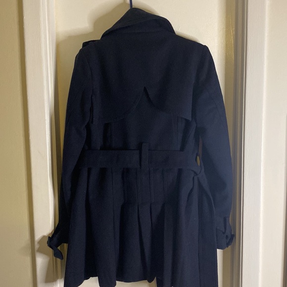 Navy blue pea coat - Picture 5 of 7